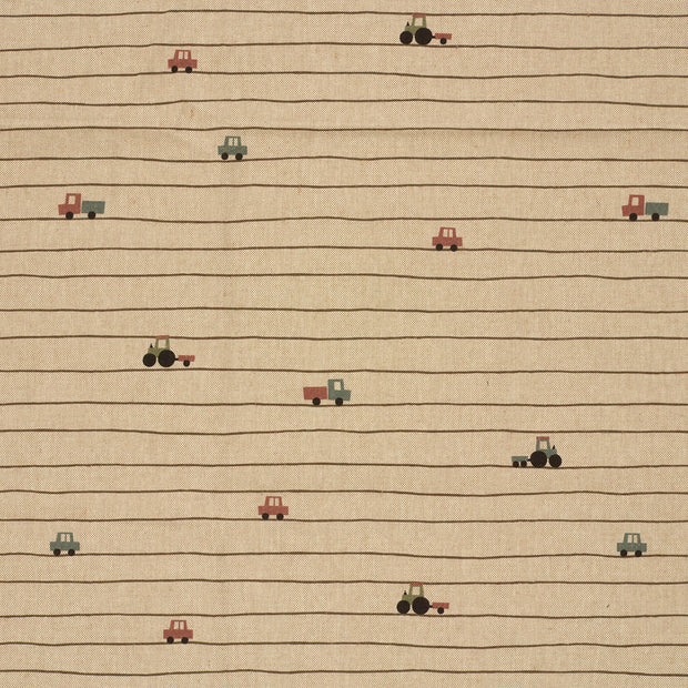 Aspect Lin tissu Beige mat 