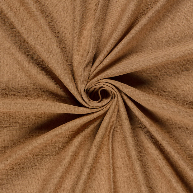 Terry Crepe fabric Nutmeg 