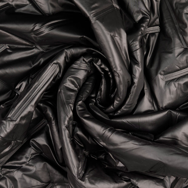  fabric black embossed 