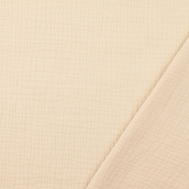 double gaze tissu Beige 
