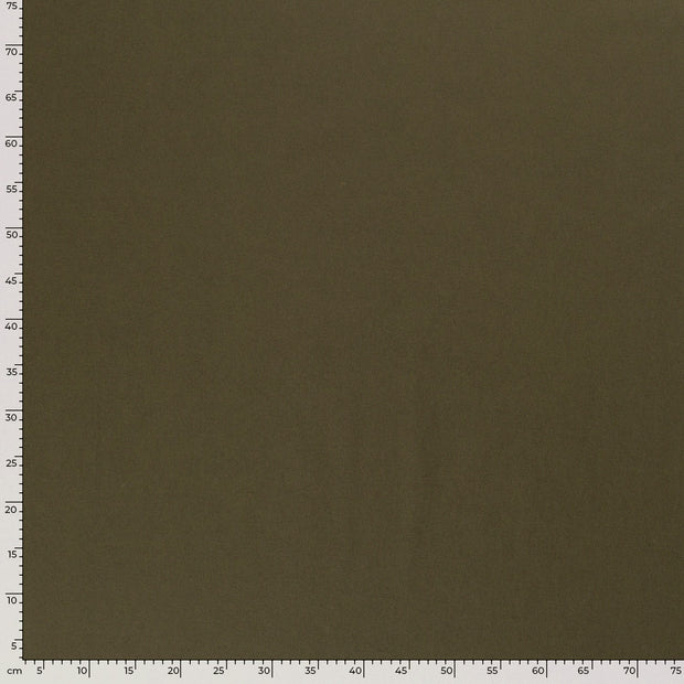 Twill Stretch fabric Unicolour Khaki Green