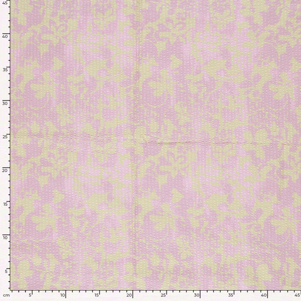  tissu fleurs Rose