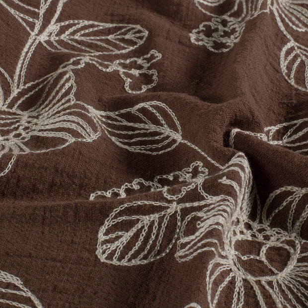  fabric Flowers Brown