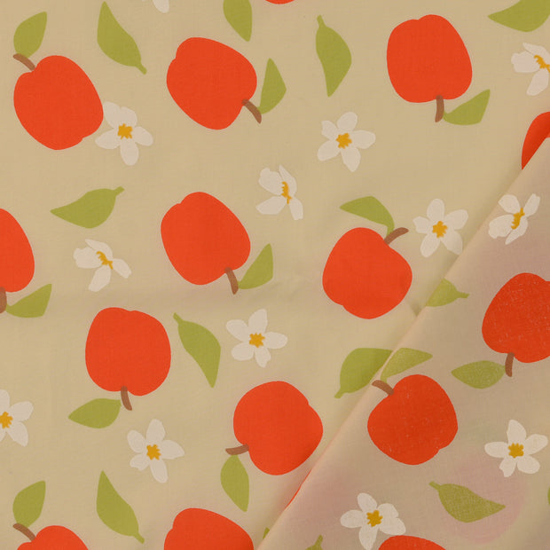 Cotton Poplin fabric Yellow 