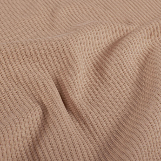 Rib Jersey fabrik Uni Nude