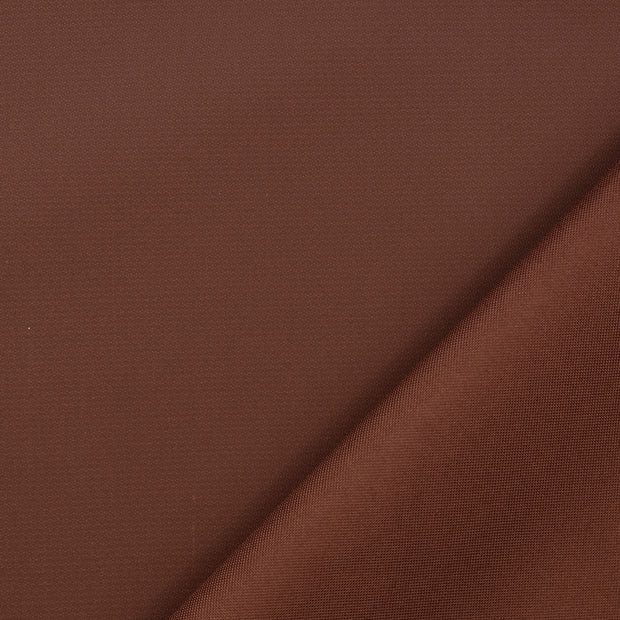 Woven Polyester fabric brown coated 