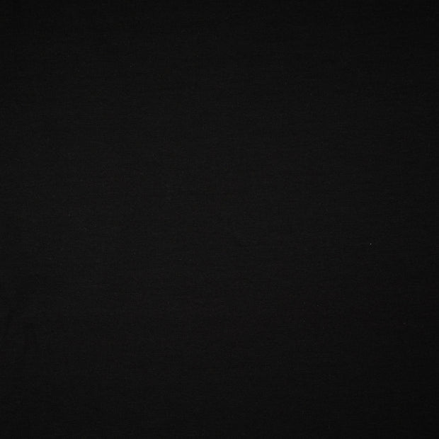 French Terry tissu Unicolore noir