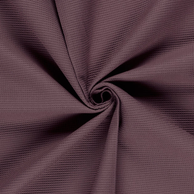 Waffelpiqué fabrik Mauve 