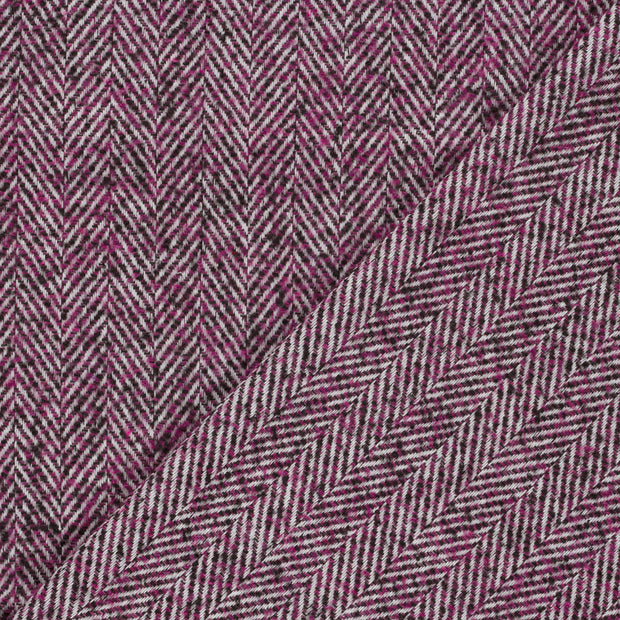 Jacquard fabrik Uni gebürstet 