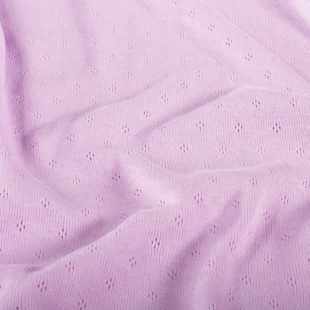 Pinpoint fabric Unicolour Lila