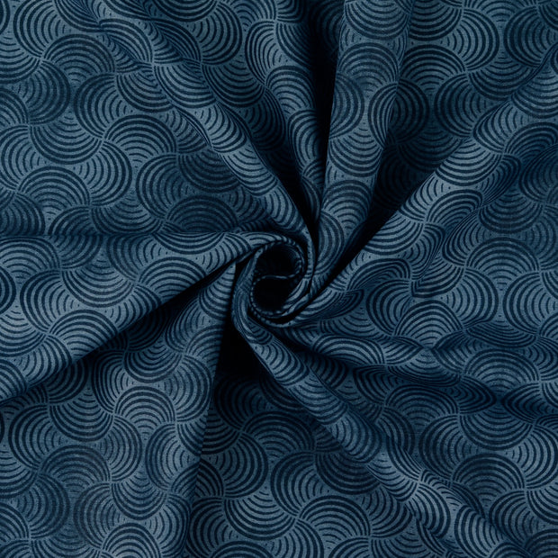 Cotton Poplin fabric Petrol 