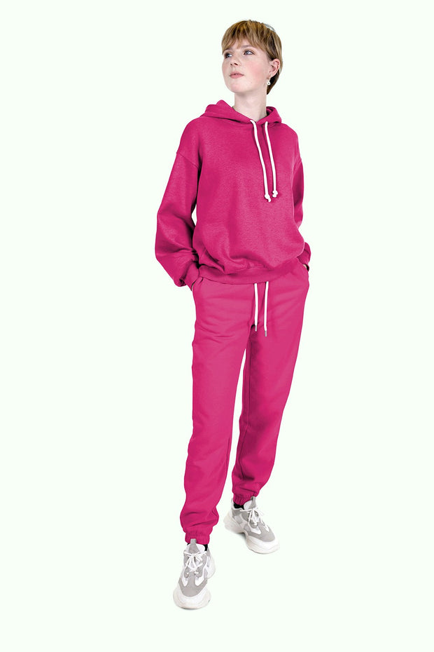 Sweat fabrik Uni Himbeere