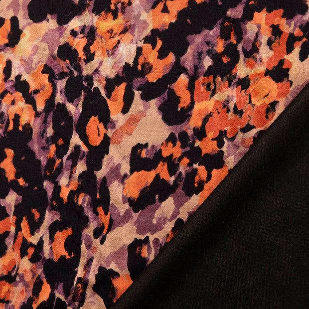 Cotton Jersey fabric Red digital printed 
