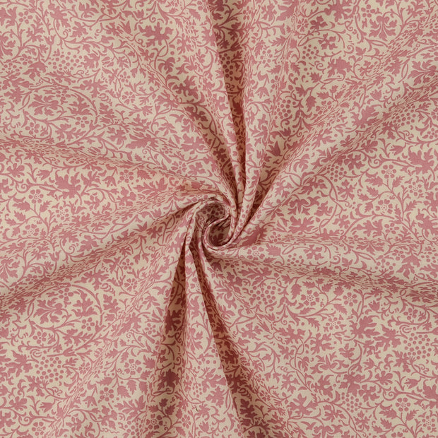 Cotton Poplin fabric Old Pink 