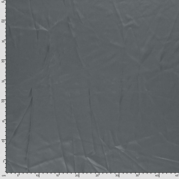 Satin fabric Unicolour Dark Grey