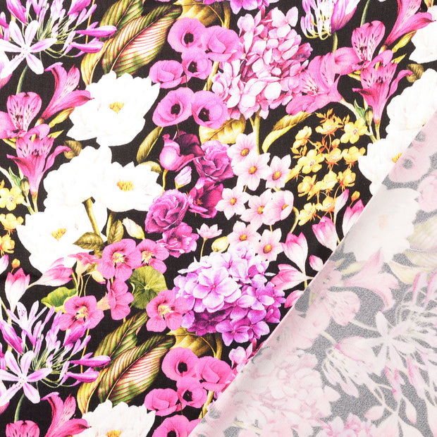 Viscose Satin fabrik Mehrfarbig digital bedruckt 