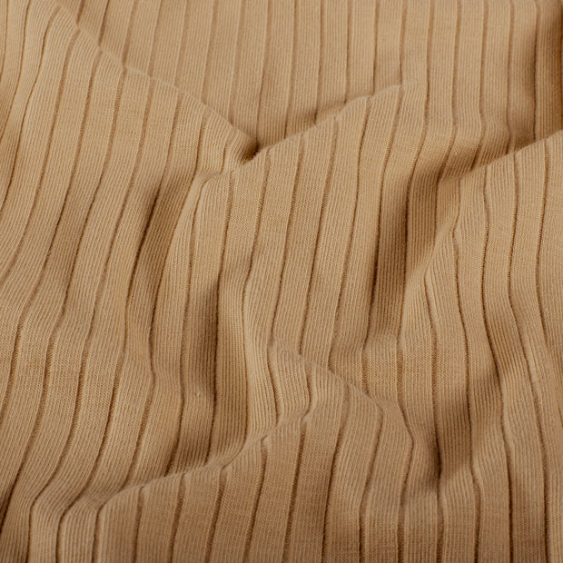 Rib Jersey fabrik Uni Nude