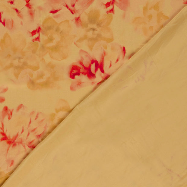 Viscose Satin tissu Abstrait imprimé numérique 