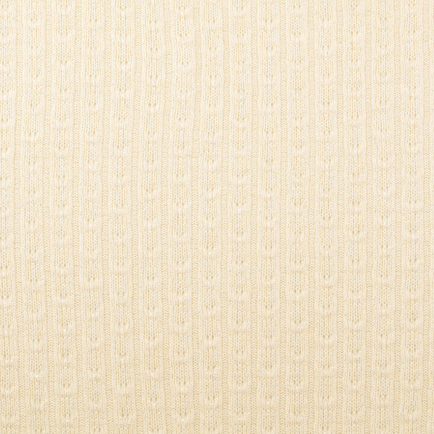 Heavy Knit tissu Unicolore Nude