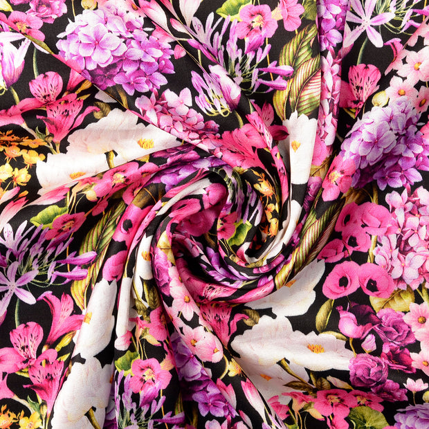 Viscose Satin fabrik Mehrfarbig 