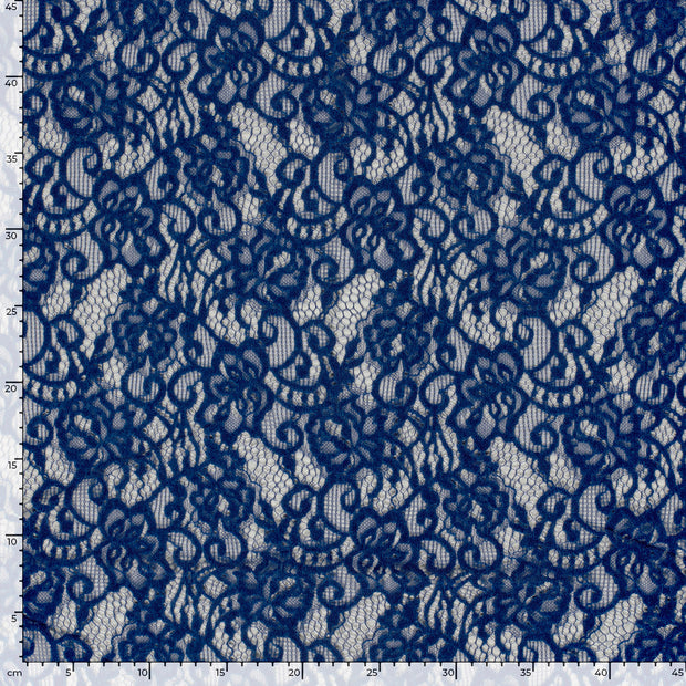 Chenille fabric Unicolour Indigo