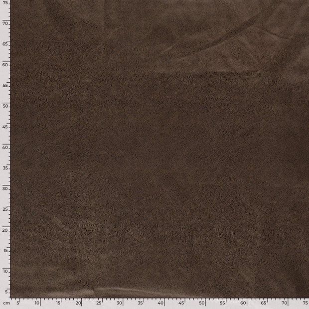 Suede Wildleder-Imitat fabrik Uni Taupe Grau