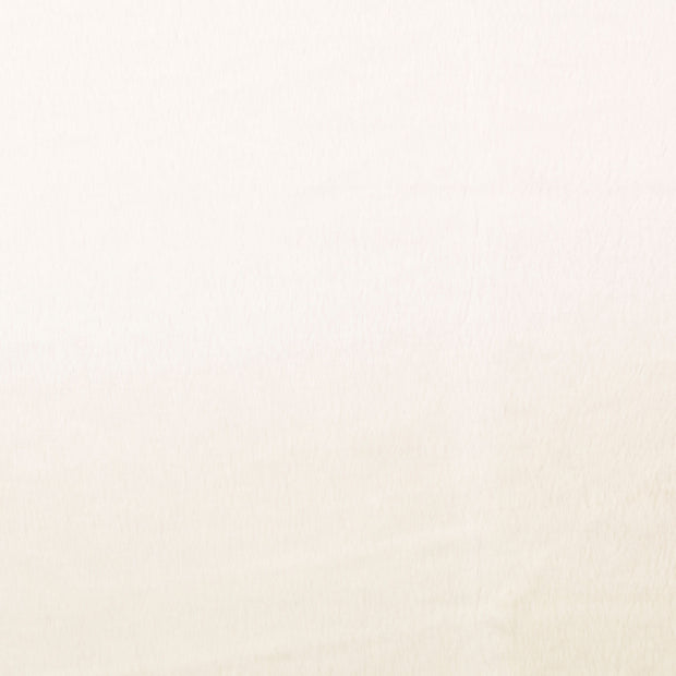 fake fur fabric Unicolour Off White