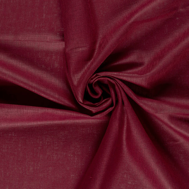 Woven Polyester tissu Bordeaux 