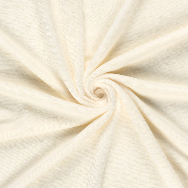 Bamboo Fleece fabric Off White 