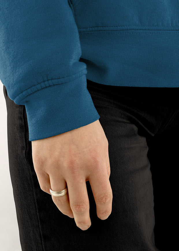 Cuff fabric Peacock Blue 