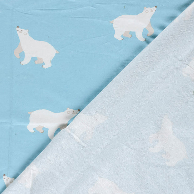 French Terry fabric brushed and digital printed 