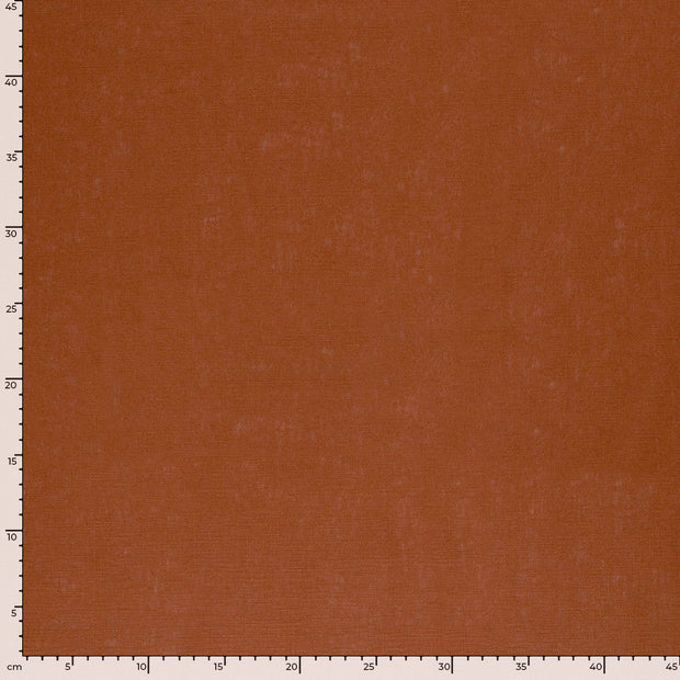 Woven Polyester tissu Unicolore Brique