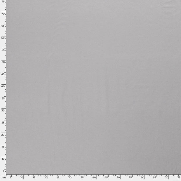 Jersey de Bambou tissu Unicolore Gris