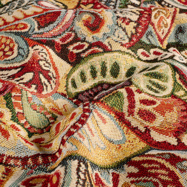 Gobelin fabric Paisley Red