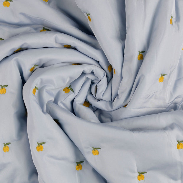 Woven Polyester tissu Bleu clair 