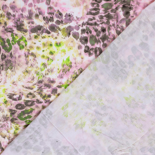 Viscose Poplin fabric Abstract printed 
