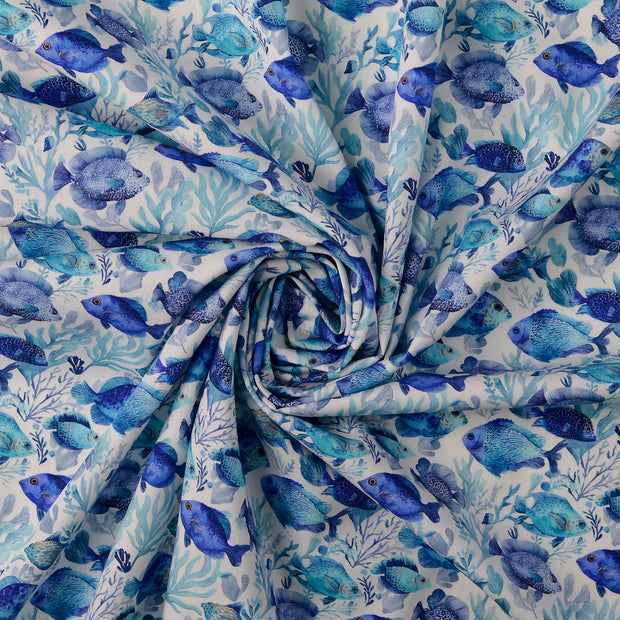 Cotton Poplin fabric Beige 