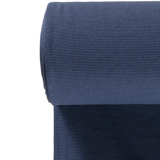 Bord Cote Fil Teint tissu rayures Bleu Marine