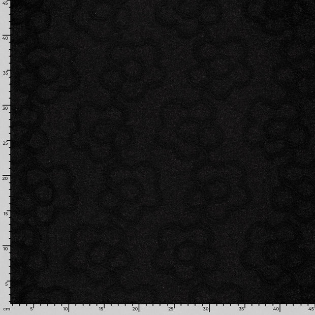 Heavy Knit fabric Abstract Grey