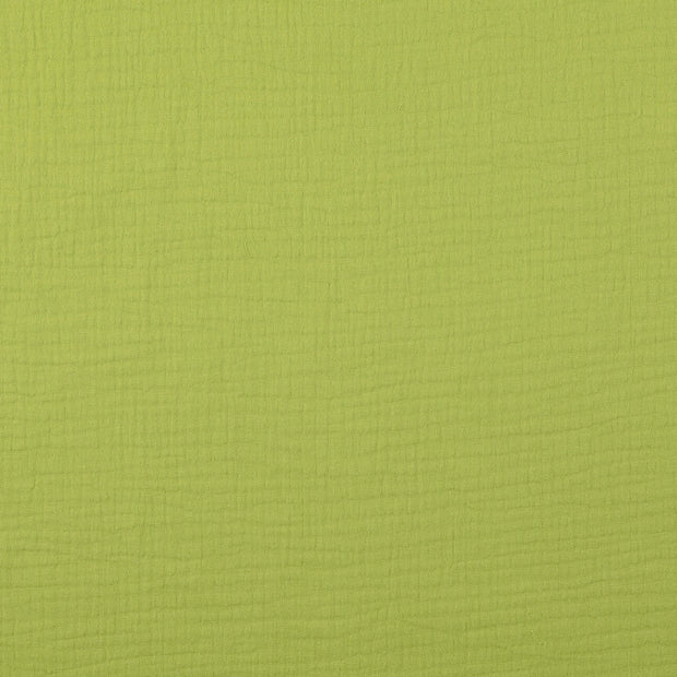 Musselin fabrik Uni apfelgrün