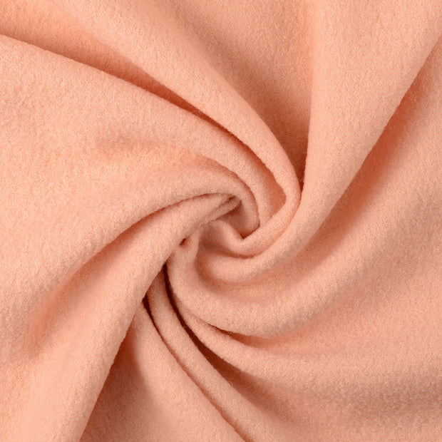Wool Boucle fabric salmon 