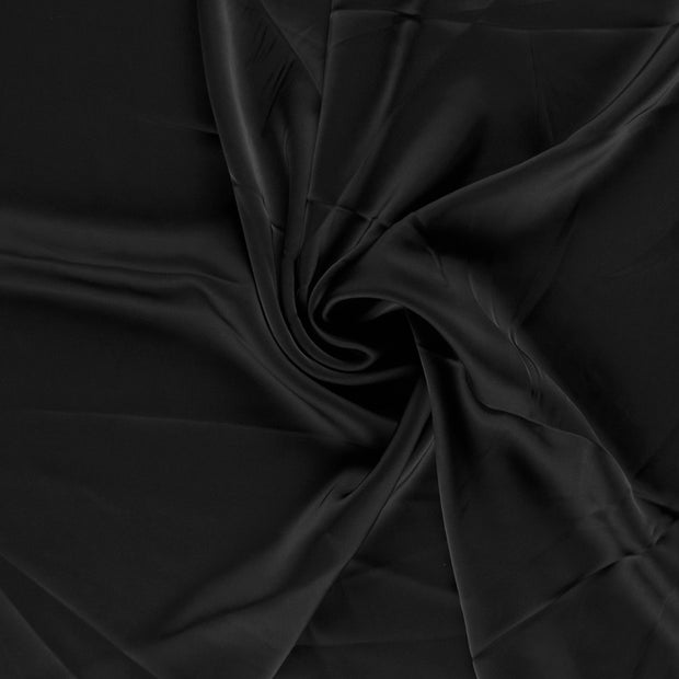 Satin fabric Black 