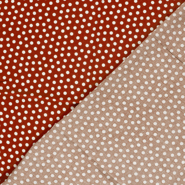 Bambou Poplin tissu pois imprimé 