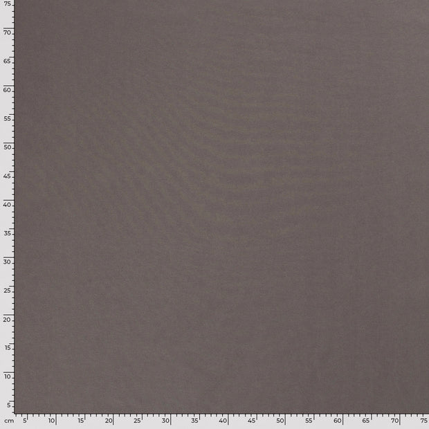 Twill fabric Unicolour Taupe Grey