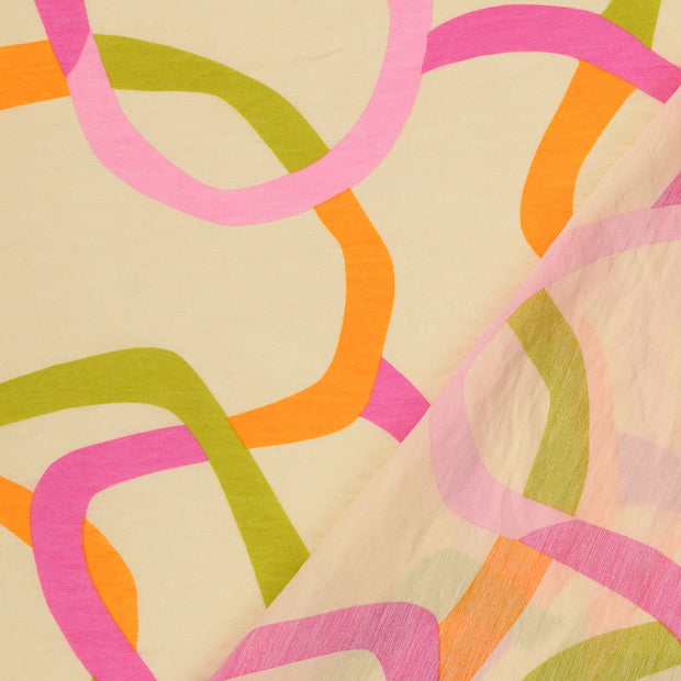  tissu multicolore imprimé 