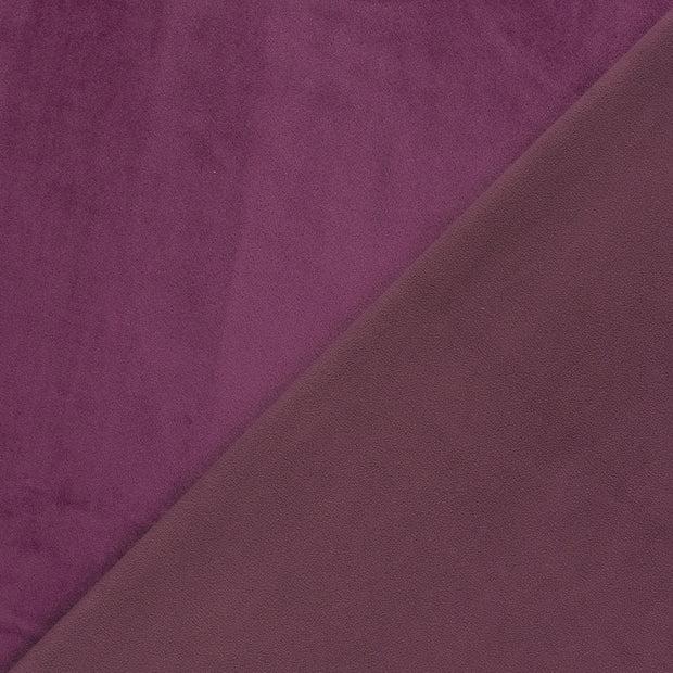 Velvet fabric Unicolour brushed 