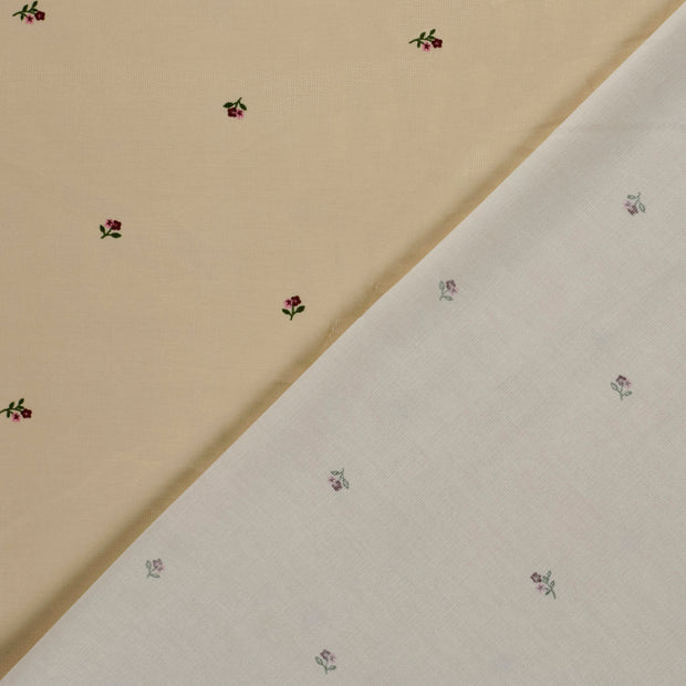 Feincord 21w fabrik Blumen 