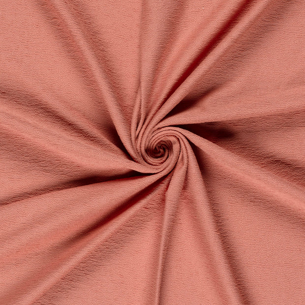 Terry Crepe fabric Coral 
