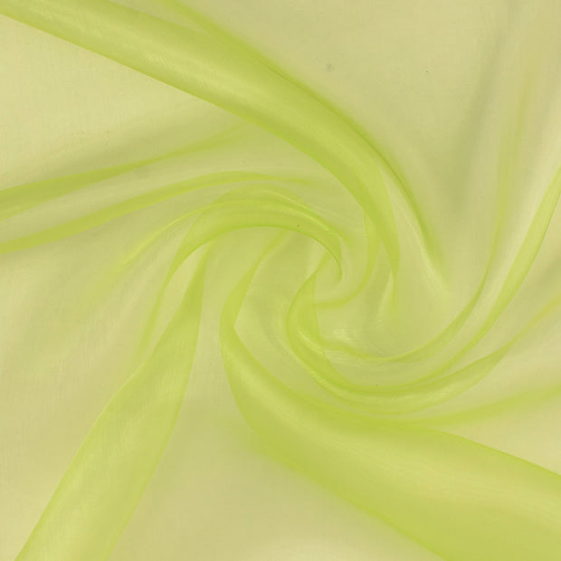 organza fabric Green 