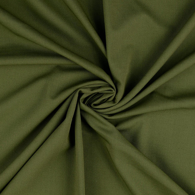Woll Twill fabrik Olivgrün 